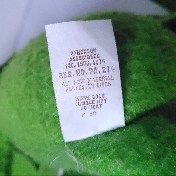 Vintage Kermit The Frog #850 Jim Henson Muppet Doll Fisher Price Plush Toy 1976 - Picture 7 of 12